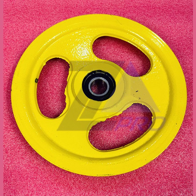 Шкив натяжного устройства D-215мм (подшипник 6004, канат 6-8 мм) KM372834G02 Kone