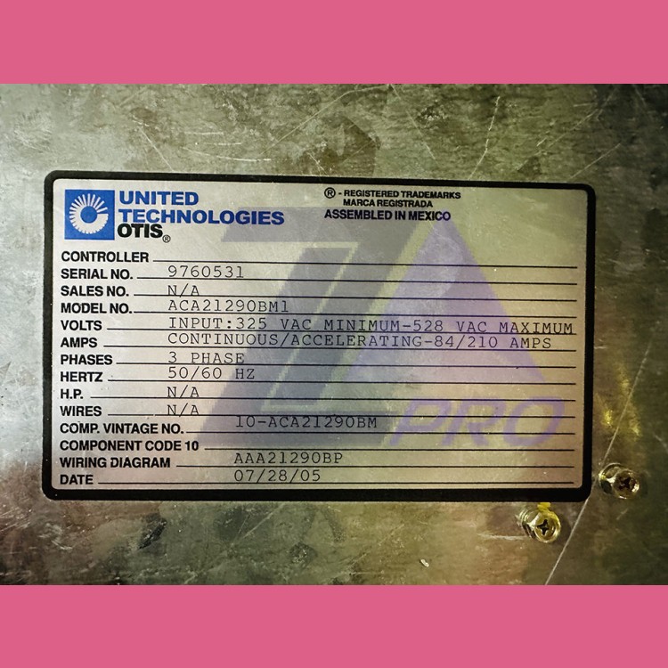 Частотный преобразователь OVF30 DBSS 32kW 210A ACA21290BM1 Otis (уцененный)