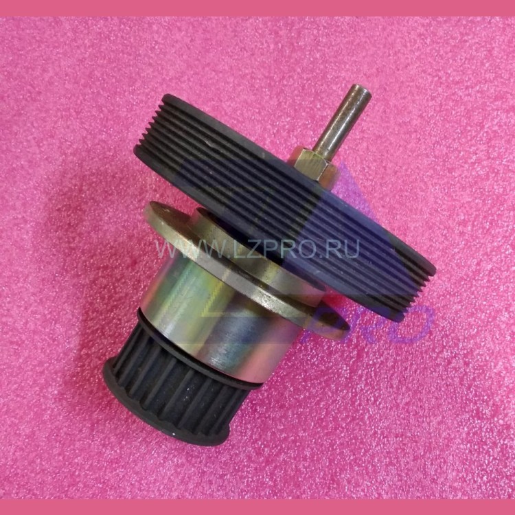 Ось с подшипником в сборе со шкивами L-153 мм привода дверей DO2000 FAA397B1 FAA198L1 Otis