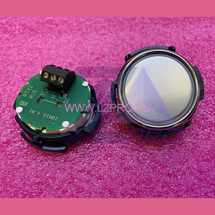 Кнопочный переключатель RT42 RUS (без символов, красная подсветка)