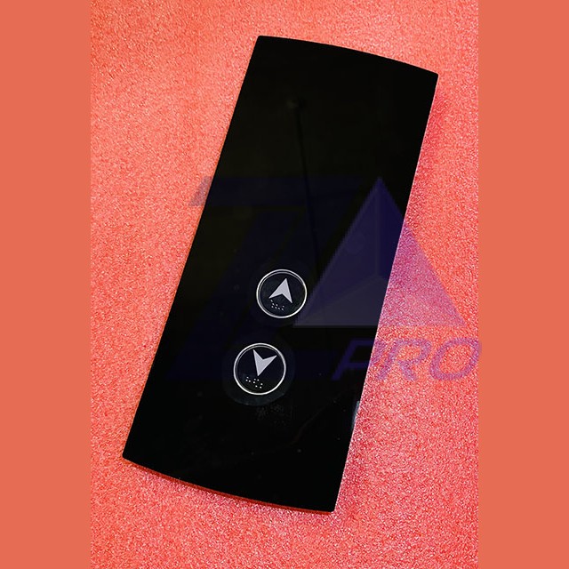 Вызывная панель HBP22 (2 кнопки с стрелками, с индакатором LM2GD004 LMBS430S-ED-OS ) XIZI OTIS