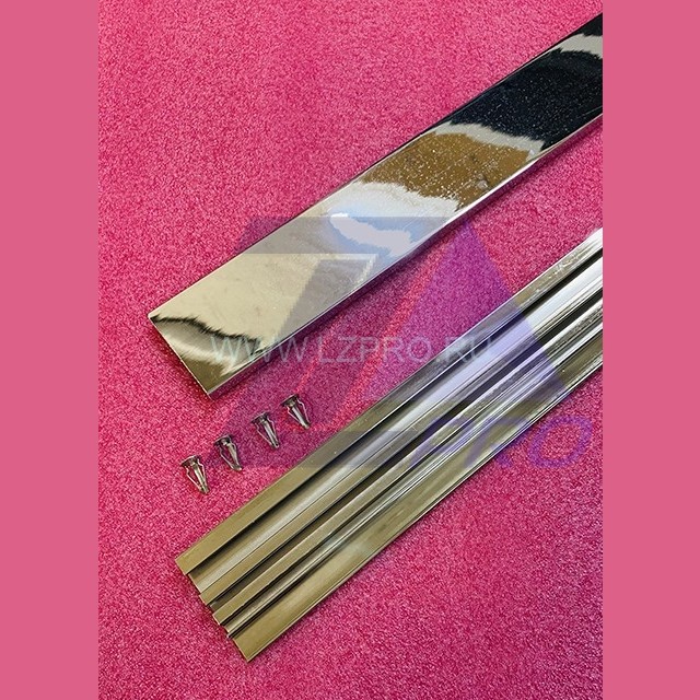 Плинтус кабины лифта L-450 mm CHROME FAA459E999 CH 450 Otis