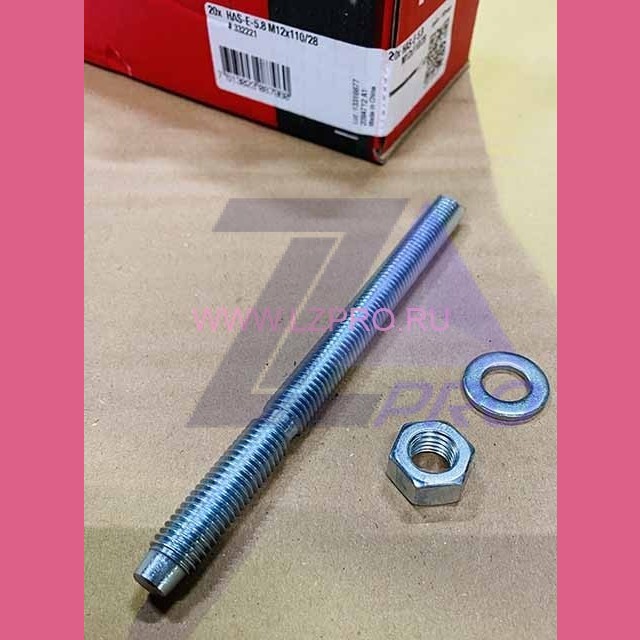 Анкерная шпилька для капсульных клеевых (химических) анкеров HAS-E5.8 M12x110/28 Hilti