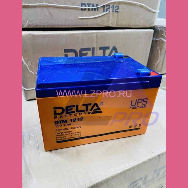 Аккумулятор DTM 1212  (12Ач, 12В) DELTA