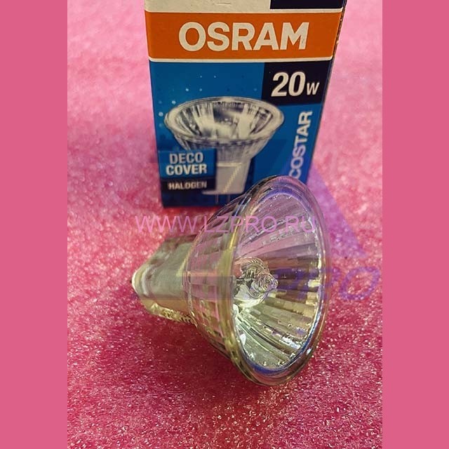 Лампа 20Вт 44890 DECOSTAR WFL 20W 12B GU4 205Лм  OSRAM
