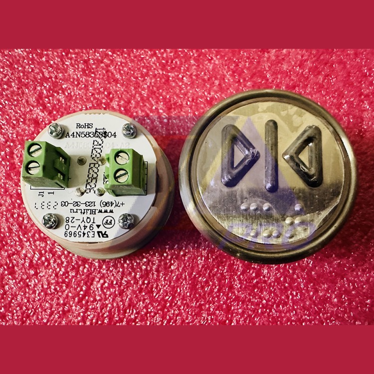 Модуль кнопочный белая подсветка код брайля "закрытие" A4N58353$04 BBP-R302-VCPLT-S-W-CLS (MA2D04-S-W-CLS)