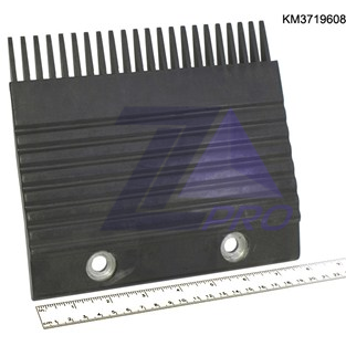 Гребенка 22 зуба праввая черная L=202,7мм тип B KM3719608 Kone