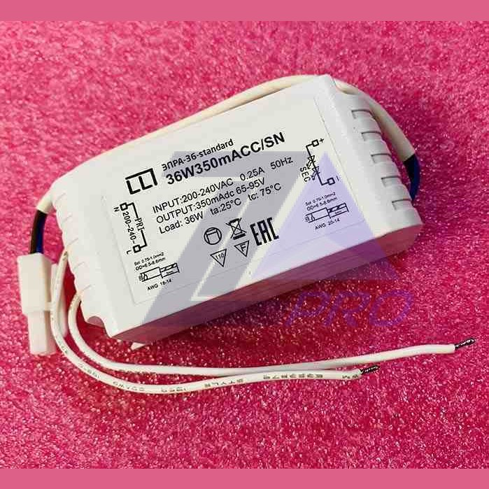 Драйвер для светодиодной панели 36W350mACC/SN ЭПРА