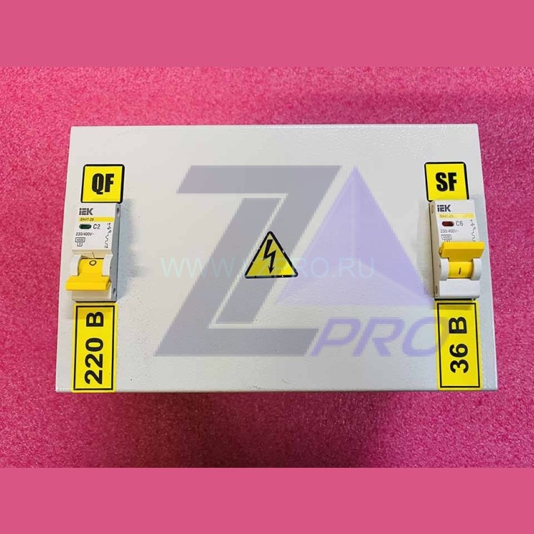 Ящик с понижающим трансформатором ЯТП-0,25 220/36-2 УХЛ4 IP30 iEK