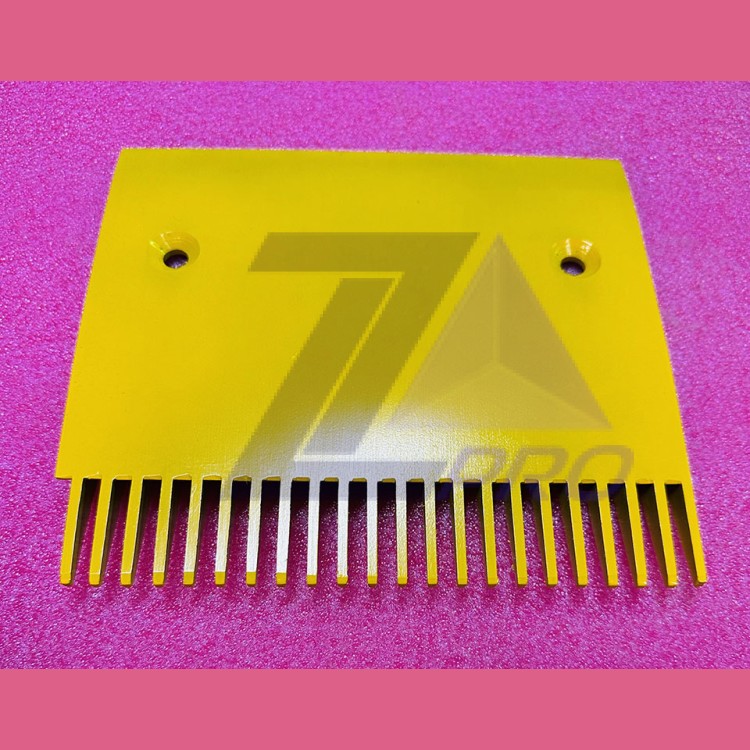 Гребенка центральная правая желтая 22 зуба траволатора 9500 199,4х181,36 Schindler