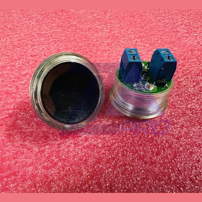 Кнопка с гайкой КЛ-У-093 полир