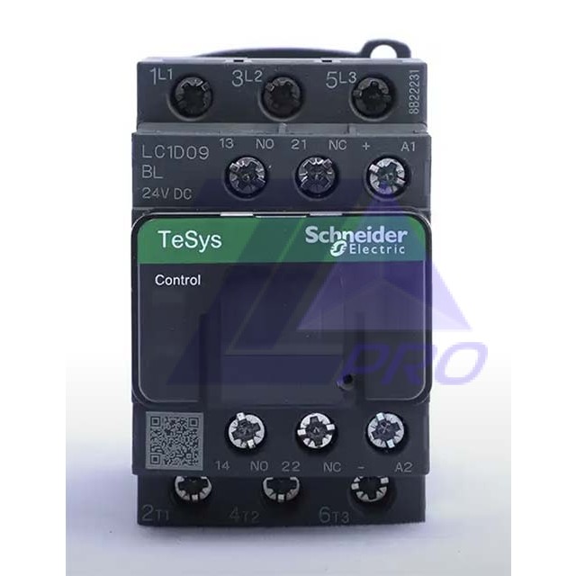 Контактор 9A 3P 24VDC LC1D09BL TeSys Schneider Electric