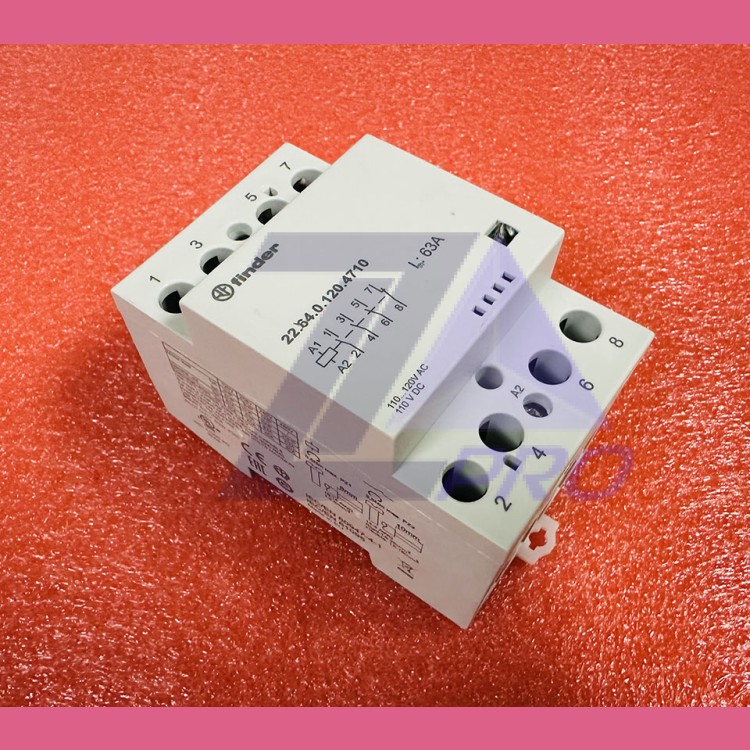Контактор модульный 3NO+1NC 120VAC 63A 22.64.0.120.4710 Finder