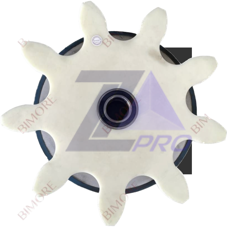 Колесо привода поручня с шестерней привода ступеней в сборе 506NCE GAA195NV1 OTIS