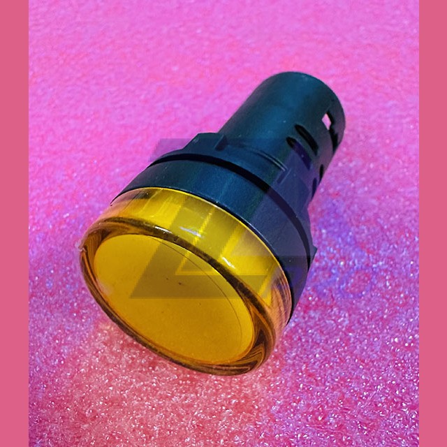 Индикаторная лампа (арматура светосигнальная) 24В D22 желтая ИЛ16-22/23 ТЭ