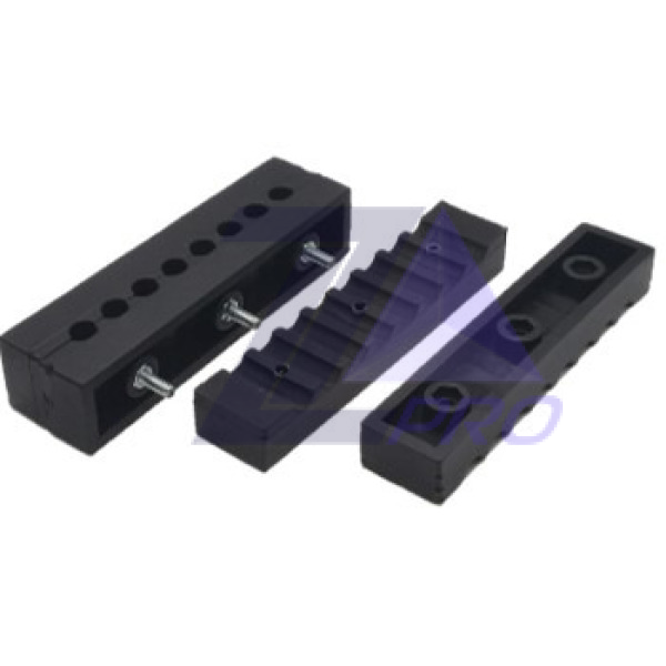 Зажим 3042.00.001 под 5 канатов для лифта МЭЛ