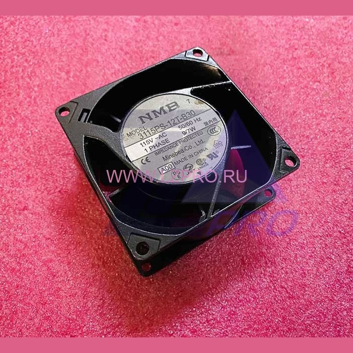 Вентилятор 80x80x38 115V 9/7W 3115PS-12T-B30 NMB