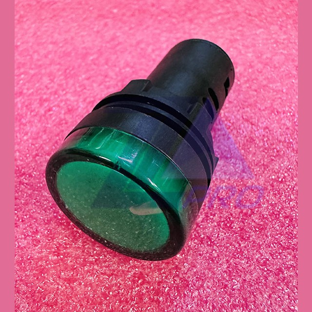 Индикаторная лампа (арматура светосигнальная) 24В D22 зеленая ИЛ16-22/23 ТЭ