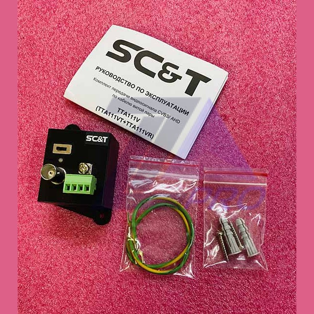 Передатчик видеосигнала по витой паре TTA111VT SC&T