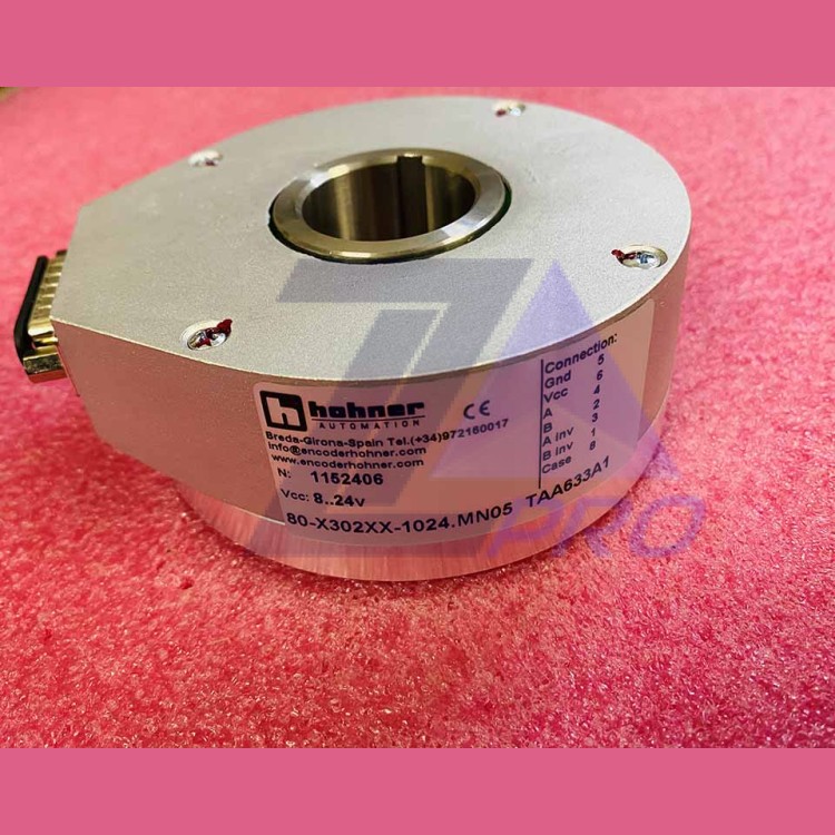 Энкодер (датчик скорости) 8…24VDC/100mA 1024P/R TAA633A1 80-X302XX-1024.MN05 Hohner