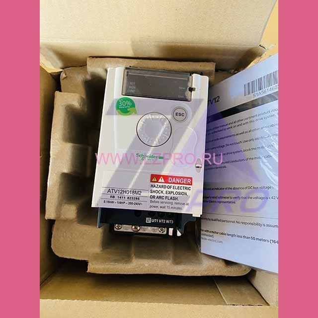 Преобразователь частоты 0,18kW-1/4HP ATV12H018M2 Altivar