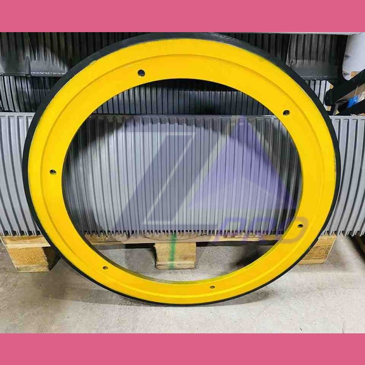 Шкив привода (приводное колесо) поручня эскалатора XO-508 D=557мм M12 XBA290DY1 Otis