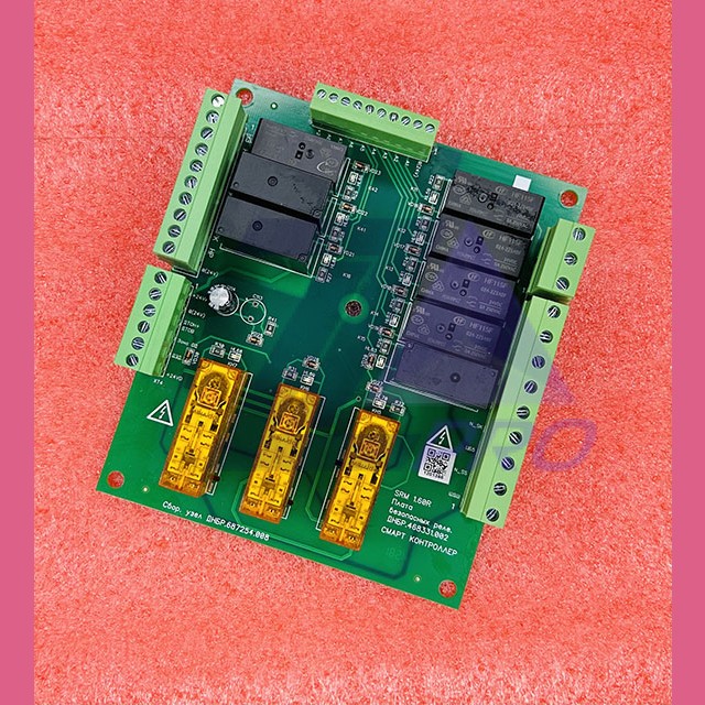 Плата безопасных реле SRM 1.60R ДНБР.468331.002