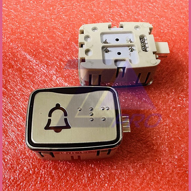 Модуль кнопочный красная подсветка код брайля AK-25B "Вызов диспетчера" AEN04C050*A Sigma