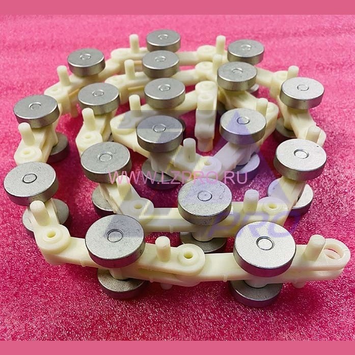 Цепь огибающая балюстрады поручня эскалатора XO508 L-1115мм P-60мм 17 пар  XAA332DS3 Otis