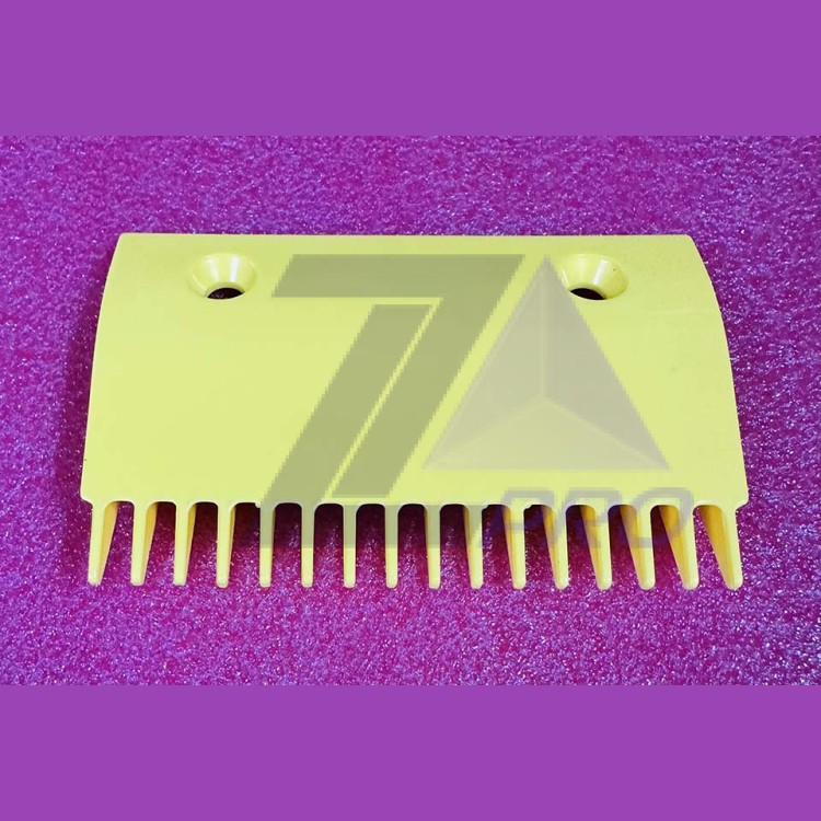 Гребенка центральная эскалатора SCE желтая 16 зубьев ASA00B655 Sigma