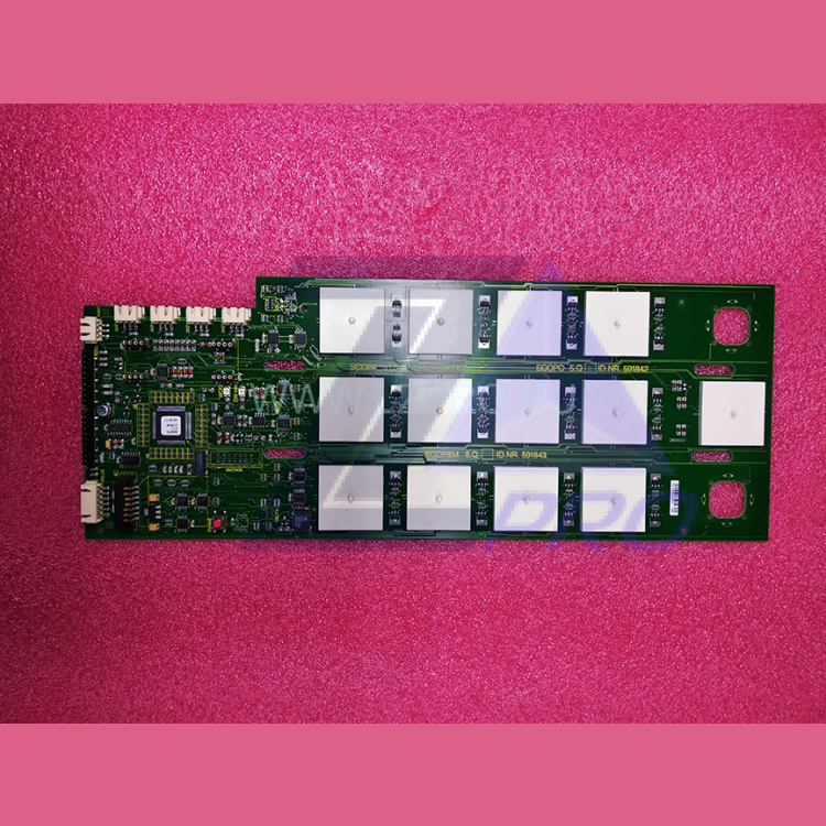 Плата интерфейса приказного аппарата SCOPBM 5.Q ID.NR.591843 Schindler