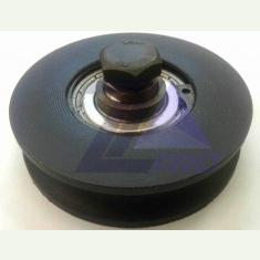 Ролик подвеса для лифта Schindler Varidor 30 D=74мм D1=63,5мм d=17мм со втулкой и болтом M10 SC757602956 C144AATA (Пр-во Россия)