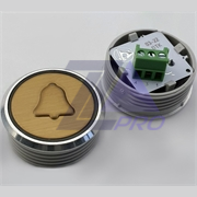 Модуль кнопочный без подсветки "КОЛОКОЛЬЧИК" К1-Вызов-К (аналог Achille Vega)