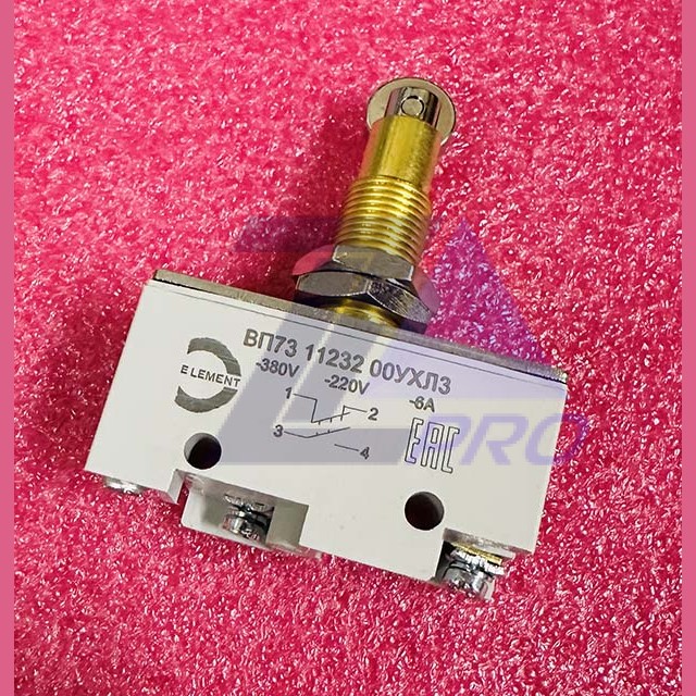 Выключатель путевой ВП73 11232 00УХЛ3 (с продольным роликом, аналог ВП73-10432 и МП1105М)