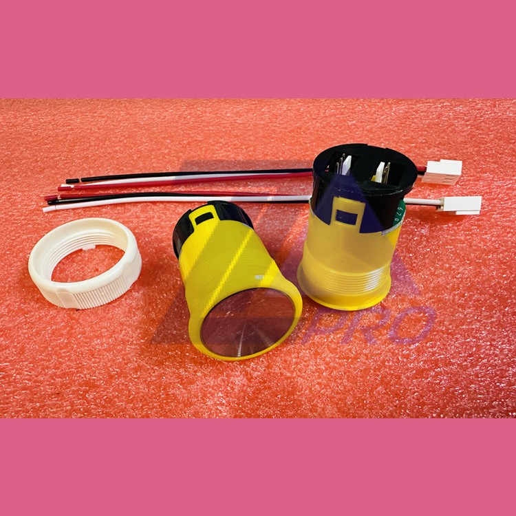 Кнопка вызова диспетчера (без подсветки, желтый ореол, пр-во Китай) FAA25090J314 Otis