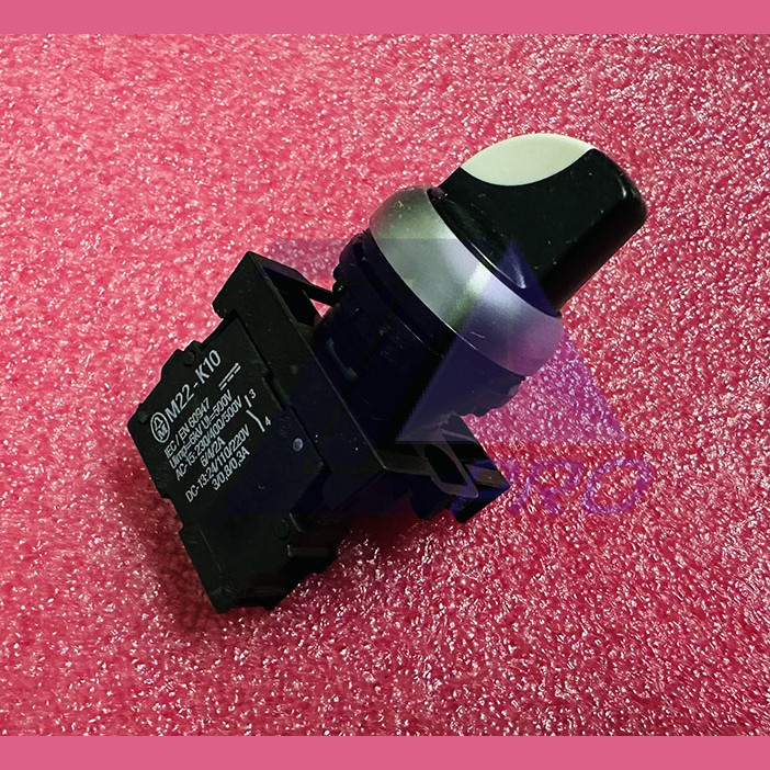 Переключатель режимов M22-WRK с поворотной ручкой 2-х позиционный 60⁰ M22-K10 Eaton