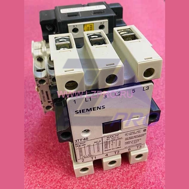 Контактор 110-132V 50-60Hz 80A 39kW 3TF46 44-0AF0 Siemens