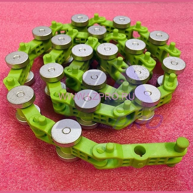 Цепь огибающая балюстрады на 18 пар роликов эскалатора SJEC