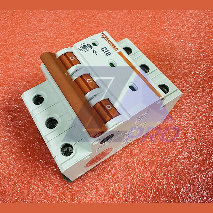 Автоматический выключатель 3п 10А 6кА хар-ка С ВА67-29 ТЭ