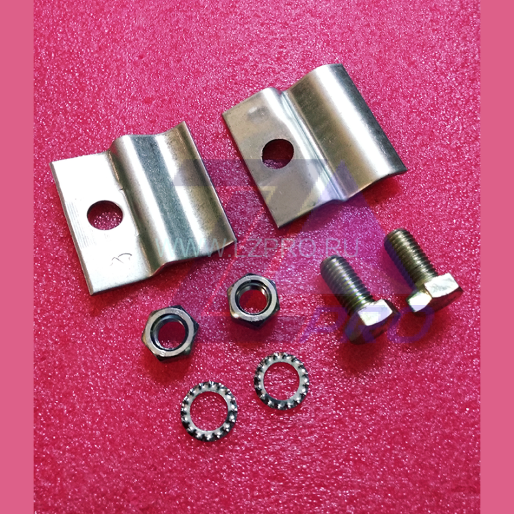 Комплект крепежа направляющей Т3 (прижимная пластина 2 шт., болт с гайкой 2 шт.) ZAA27076V402