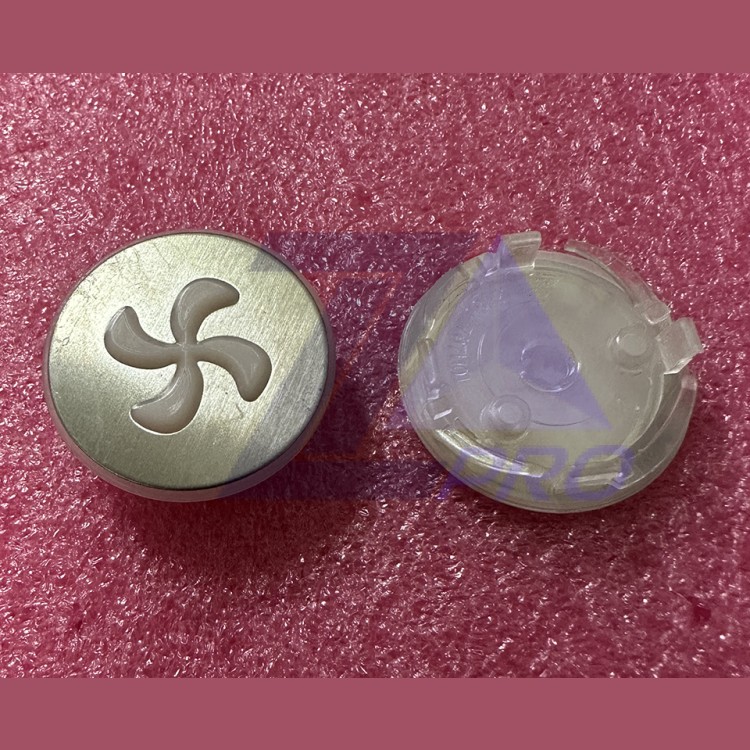 Толкатель кнопочного модуля (накладка) "вентилятор" белый KM870822G086 Kone