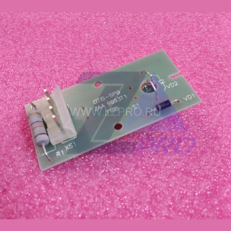 Плата однокнопочного модуля к посту вызова