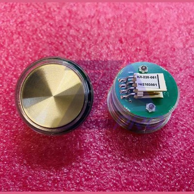 Кнопка КЛ-220-061 (MCS220, RL круговая синяя индикация; разъем АМР)