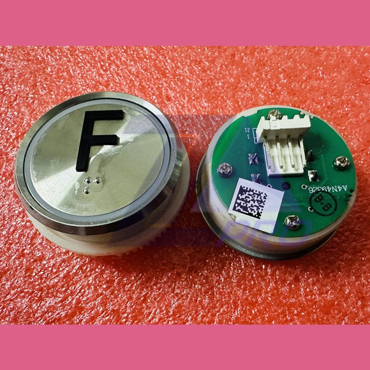 Кнопка вызова символ "F" синяя подсветка A4N49326 Thyssen