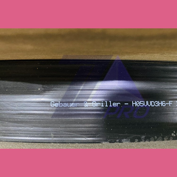 Кабель подвесной плоский H05VVD3H6-F 16х0,75+4G1+3(4х0,25)ST-32/13 Gebauer&Griller FAA25500AF997