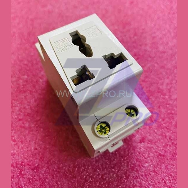 Модульная розетка с тремя вставками 1016A 250V AC-30