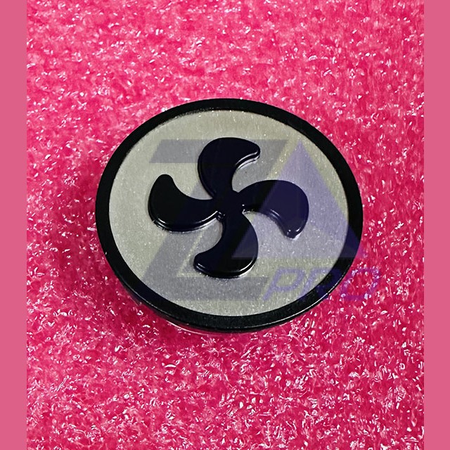 Толкатель кнопочного модуля (накладка) "вентилятор" черный KM801054G086 Kone