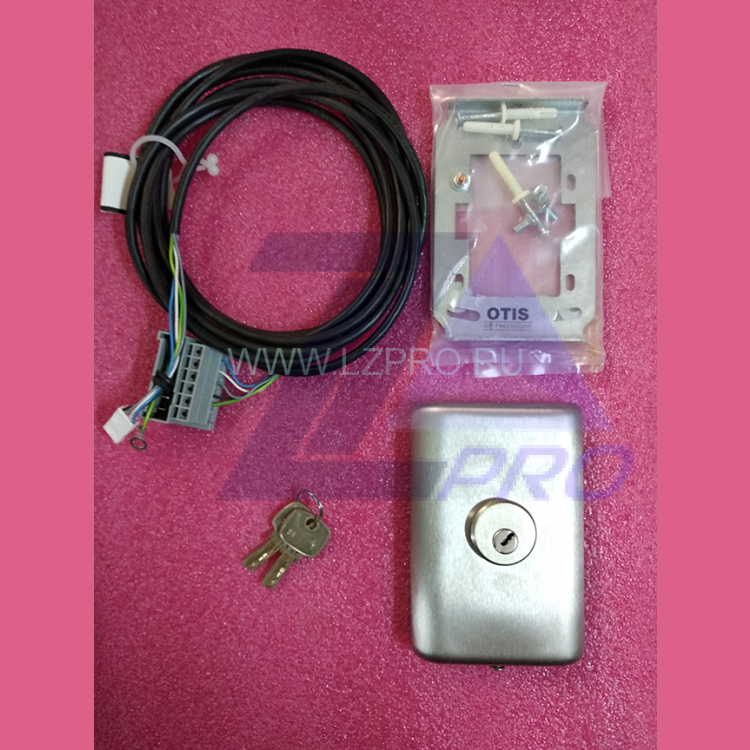 Пост с ключом приоритета SH-1 в сборе шлифов. нерж. Otis FAA23500AW