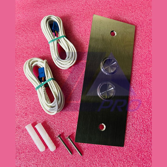 Пост вызова двухкнопочный (двойная подсветка белый/красный ореол) ZAA2307EY6 Otis