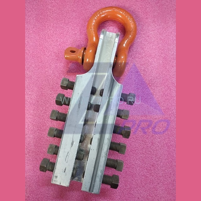 Устройство (грабер) для подвеса тали на направляющие лифта